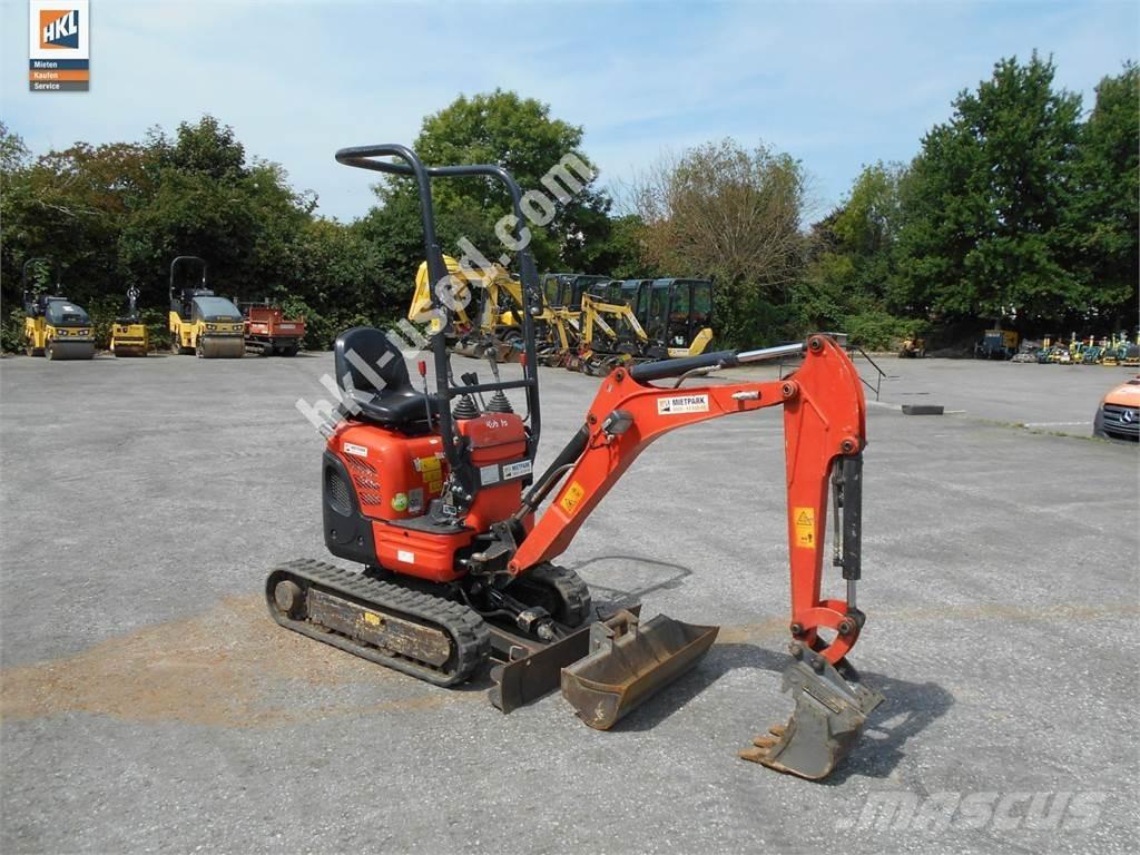 Kubota U 10-3 Мини екскаватори < 7 т