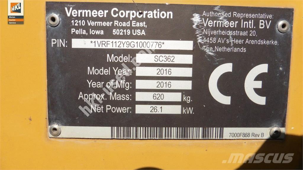 Vermeer SC 362 Строителство - Други
