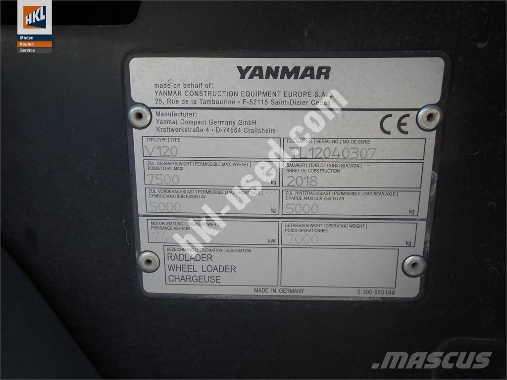 Yanmar V 120 Колесни товарачи