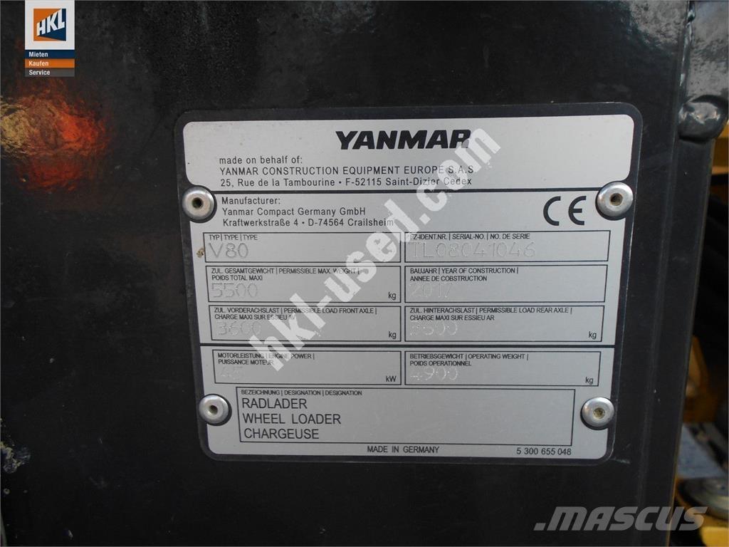 Yanmar V 80 Колесни товарачи
