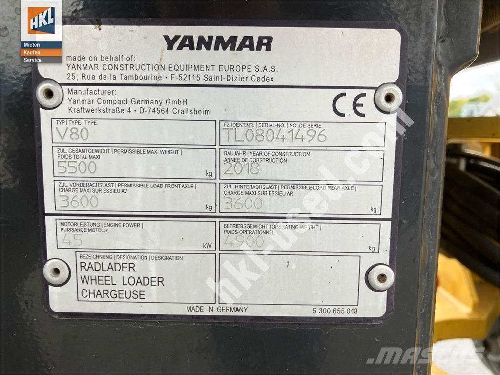 Yanmar V 80 Колесни товарачи