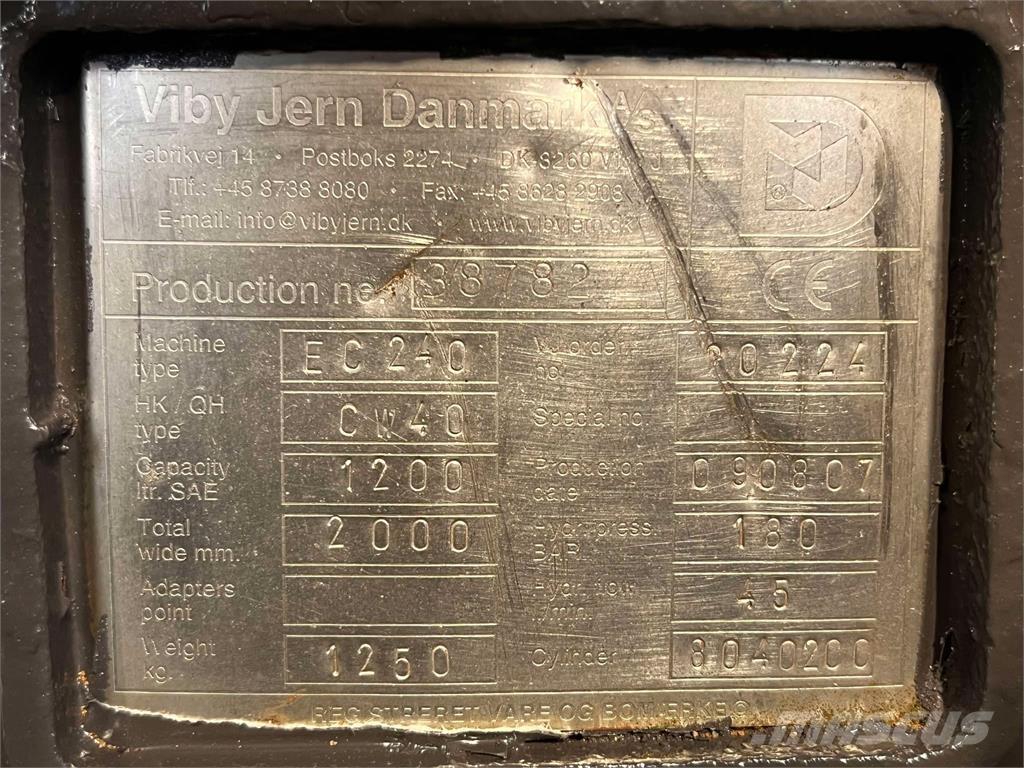  2000 mm Tiltskovl Кофи