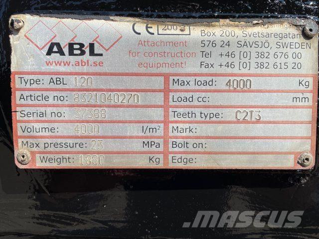  2700 mm Læsseskovl - 4 kbm Кофи