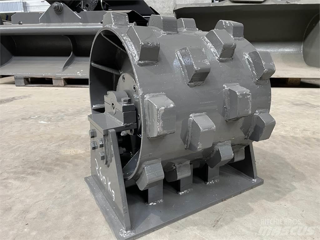  450 mm kompaktorhjul Пневматични гумени  ролки
