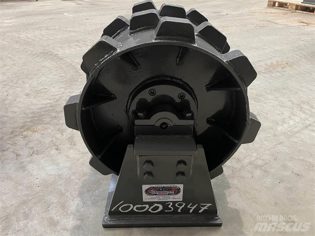  450 mm kompaktorhjul Пневматични гумени  ролки
