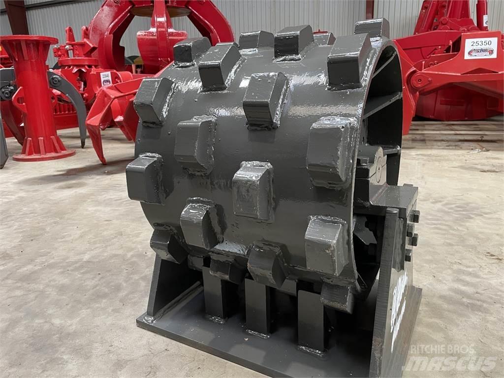  450 mm kompaktorhjul Пневматични гумени  ролки

