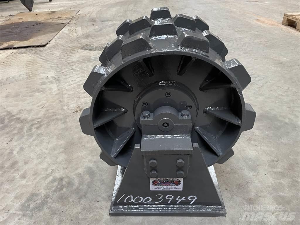  450 mm kompaktorhjul Пневматични гумени  ролки
