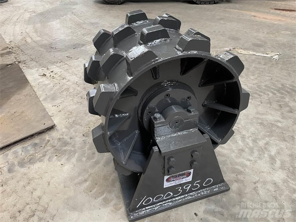  450 mm kompaktorhjul Пневматични гумени  ролки
