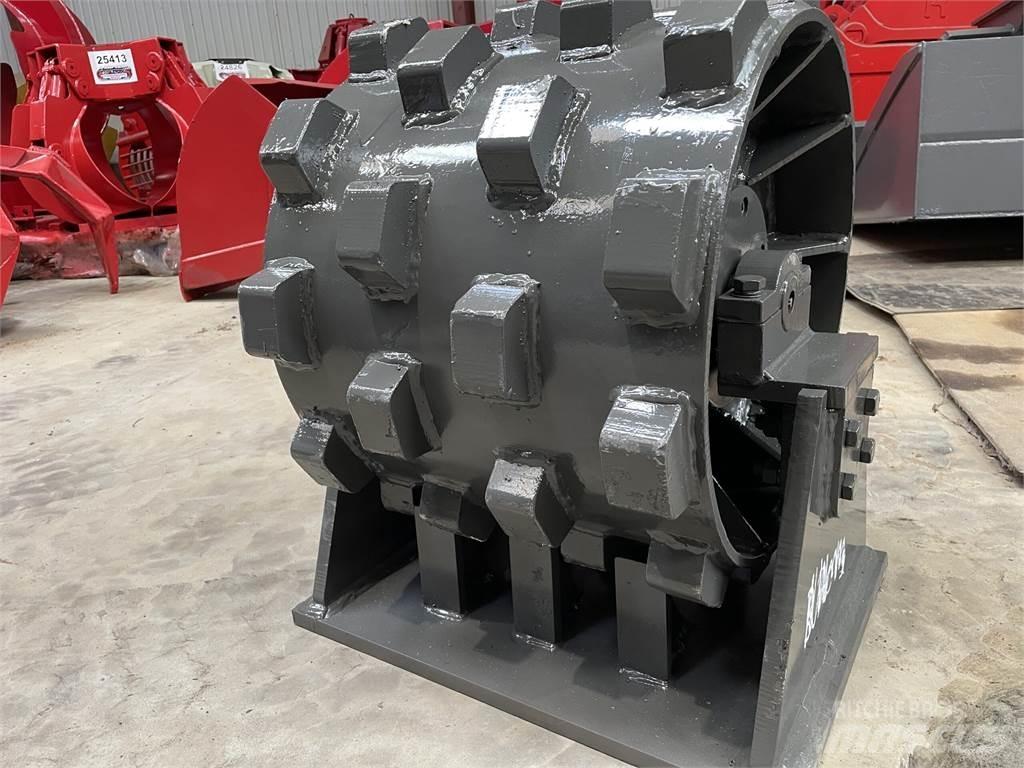  450 mm kompaktorhjul Пневматични гумени  ролки
