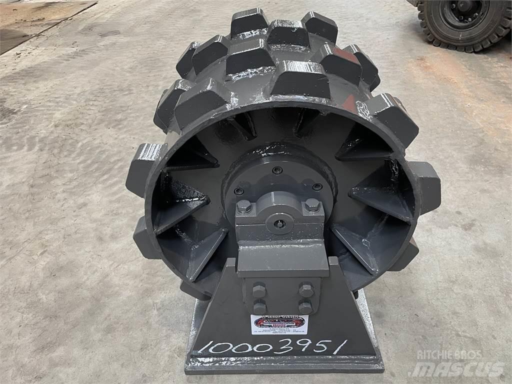  450 mm kompaktorhjul Пневматични гумени  ролки
