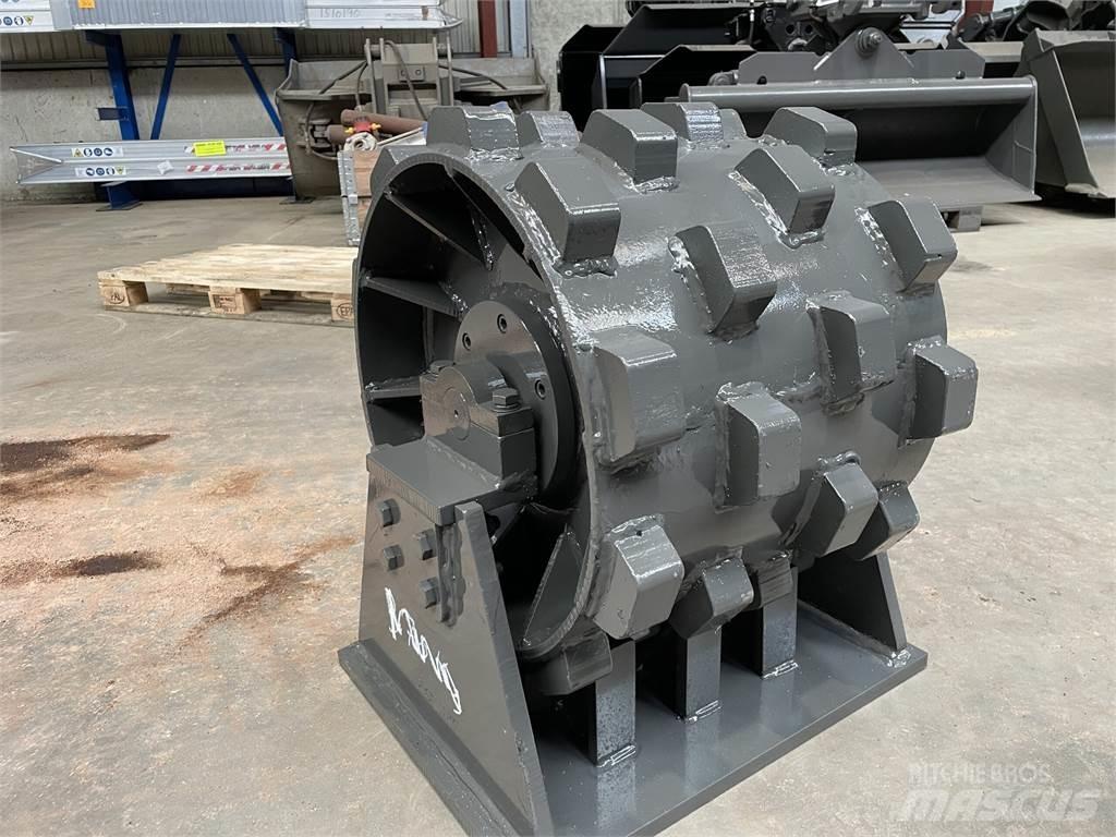  450 mm kompaktorhjul Пневматични гумени  ролки
