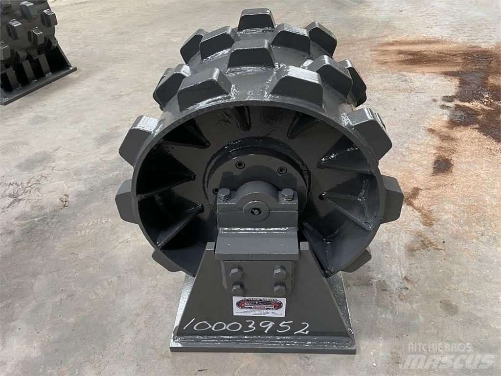  450 mm kompaktorhjul Пневматични гумени  ролки
