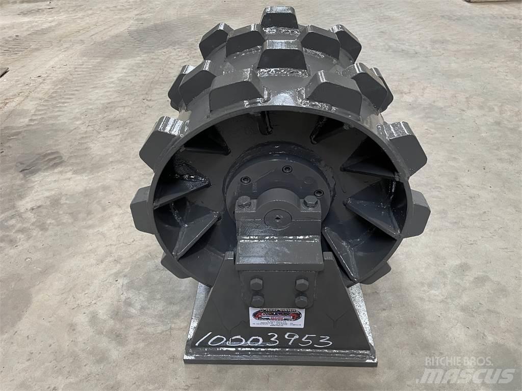  450 mm kompaktorhjul Пневматични гумени  ролки
