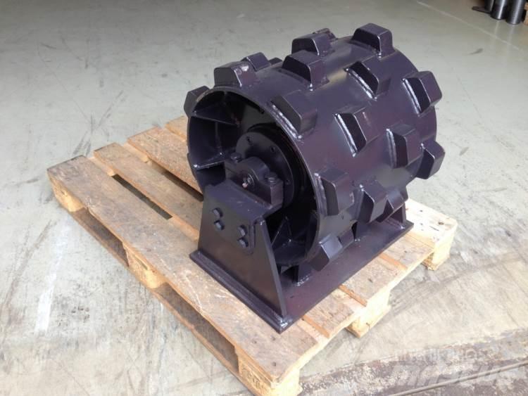 450 mm Kompaktorhjul Пневматични гумени  ролки
