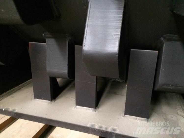  450 mm Kompaktorhjul Пневматични гумени  ролки
