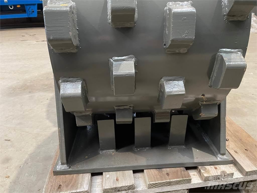  470 mm Kompaktorhjul Пневматични гумени  ролки
