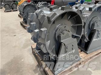  470 mm Kompaktorhjul Пневматични гумени  ролки
