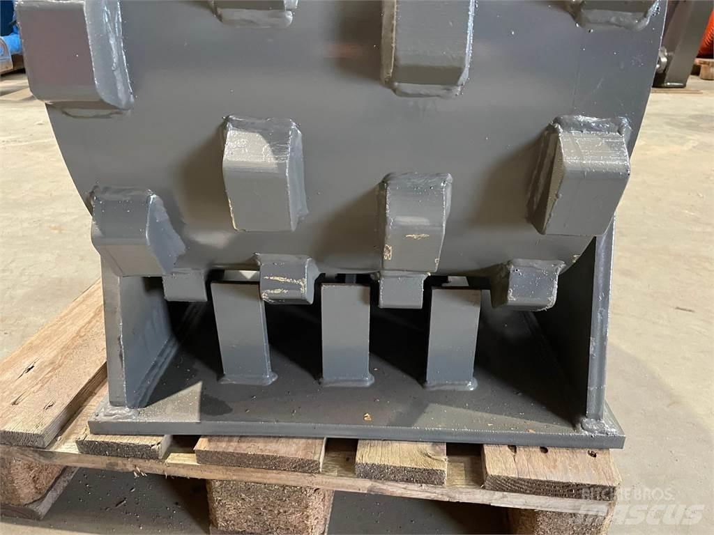  470 mm Kompaktorhjul Пневматични гумени  ролки
