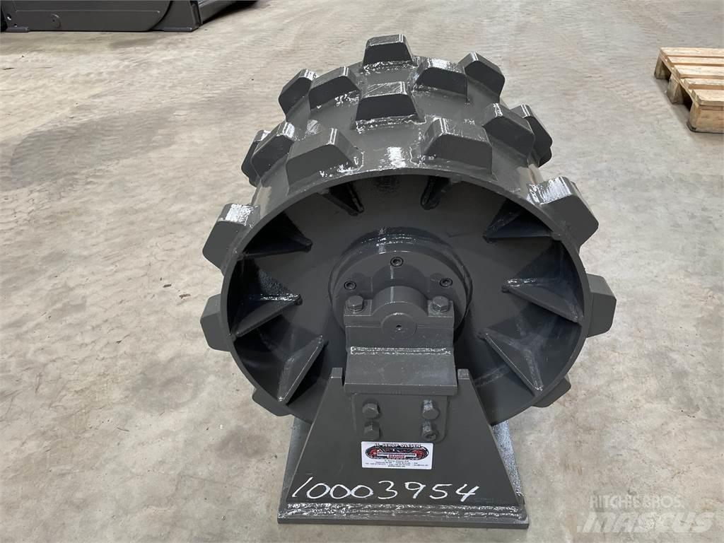  470 mm kompaktorhjul Пневматични гумени  ролки
