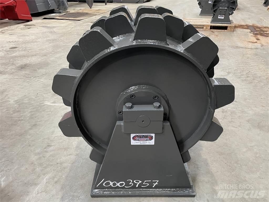 570 mm kompaktorhjul Пневматични гумени  ролки
