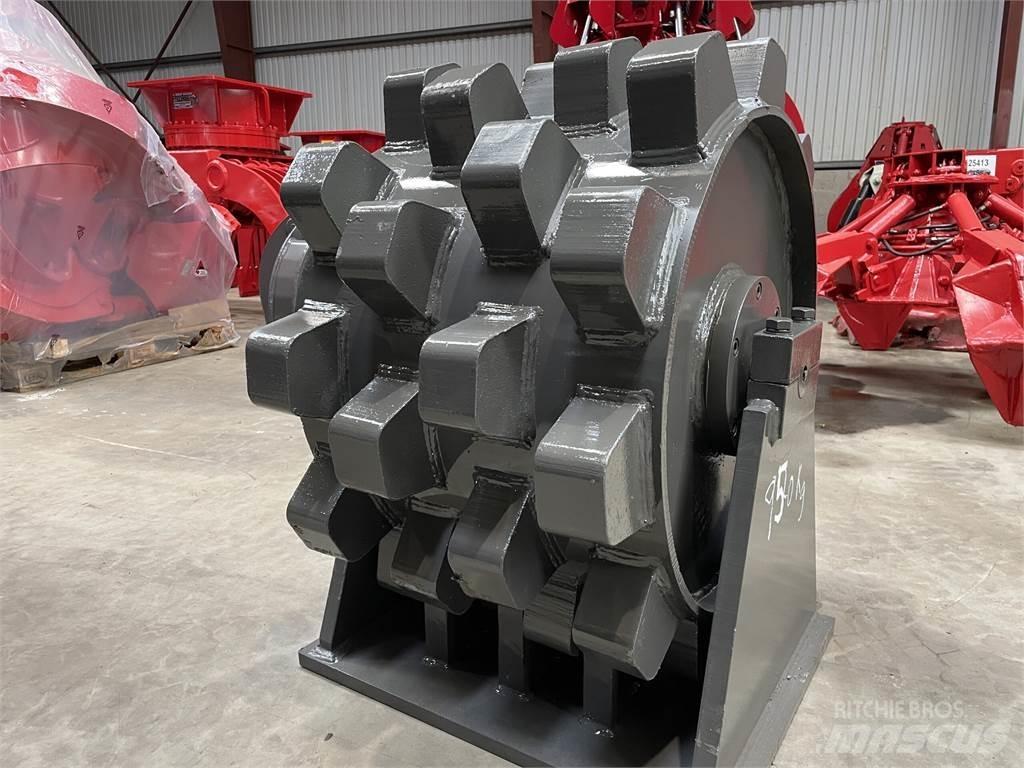  570 mm kompaktorhjul Пневматични гумени  ролки
