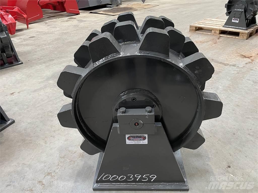  570 mm kompaktorhjul Пневматични гумени  ролки
