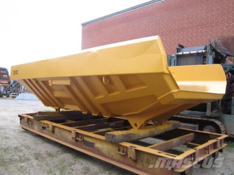 CAT D350D dumperkasse, brugt Странични самосвали
