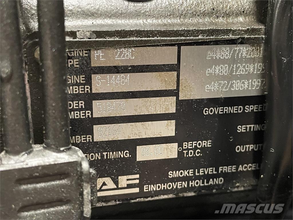 DAF PE228C motor Двигатели