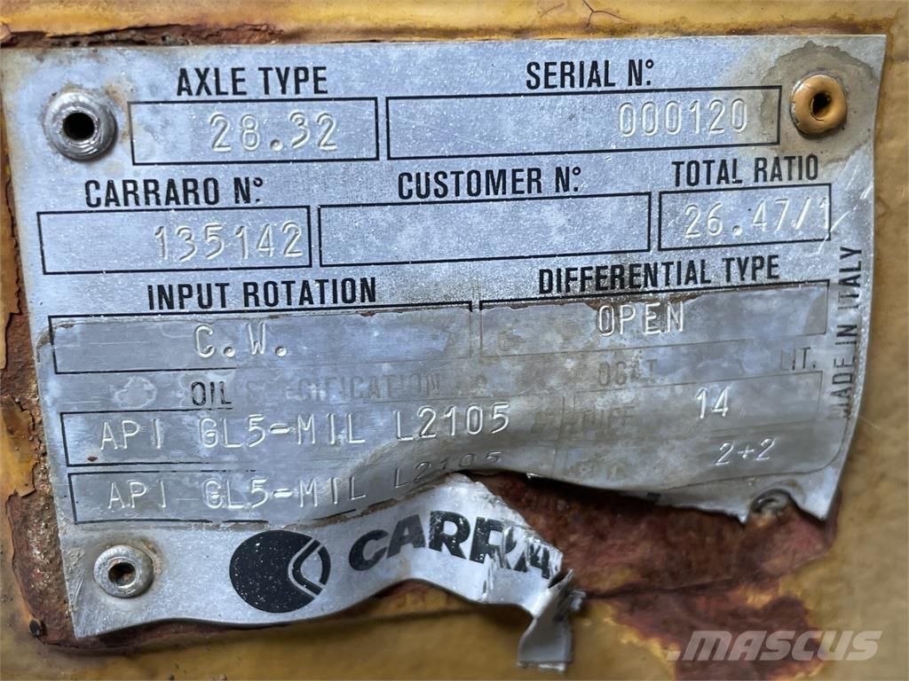 Hydrema 906B bagaksel Оси
