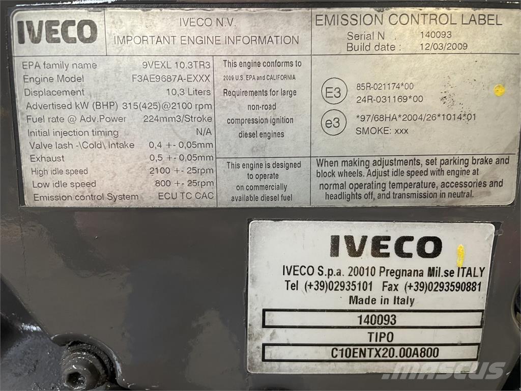Iveco F3AE9687A motor Двигатели