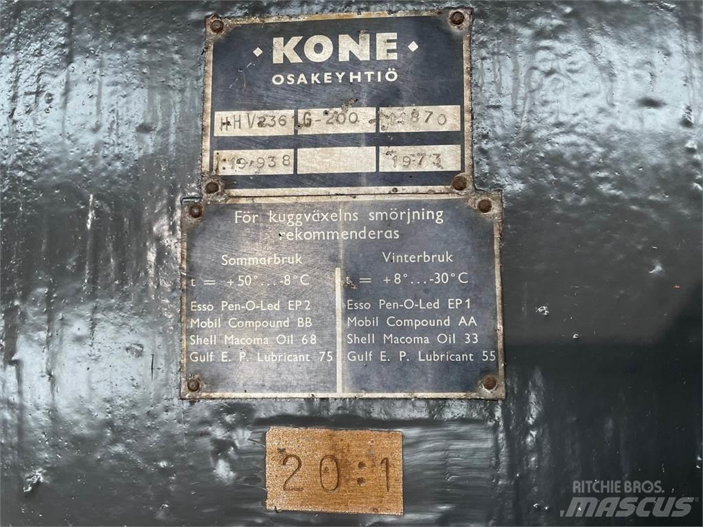 Kone Type HHV236 gear - 20:1 Скоросни кутии