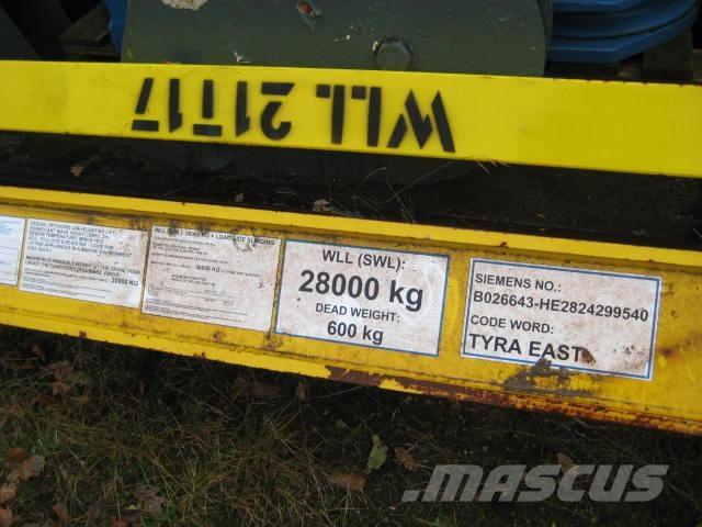  Løfteåg 21 ton - ubrugt Части и оборудване за кранове
