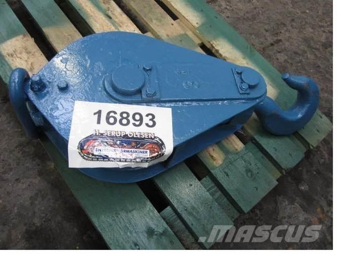  Løftekrog - 3 ton - 1 wirehjul Части и оборудване за кранове
