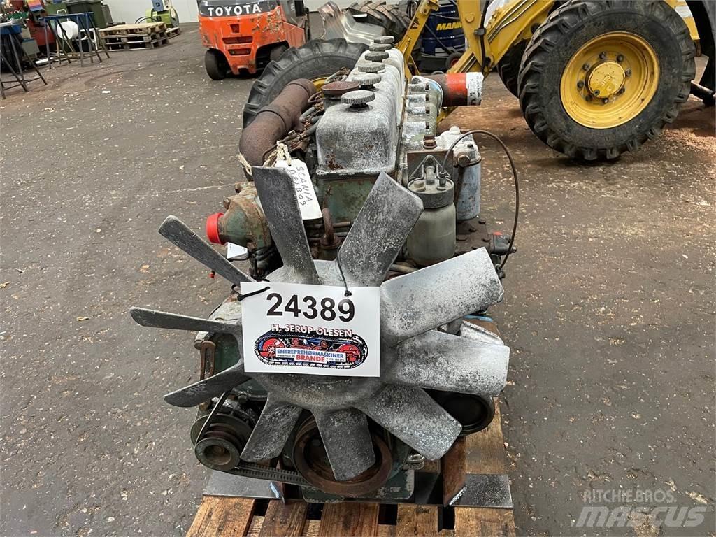 Scania D8L B09 motor. Двигатели