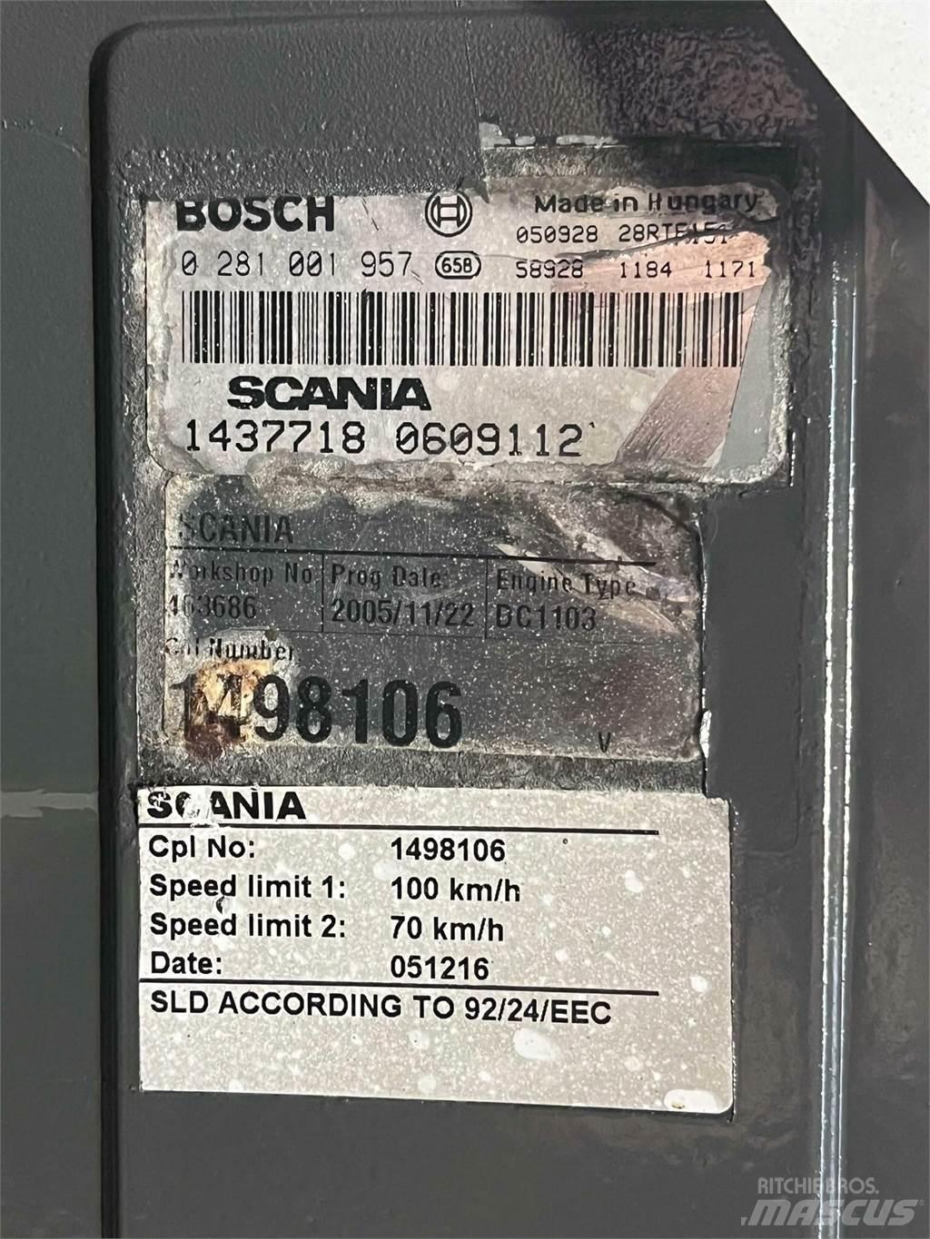 Scania DC11 03 B02 motor Двигатели