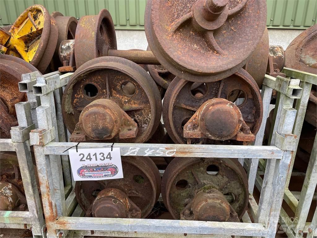  Skinnehjul ø450 mm + flange Гуми