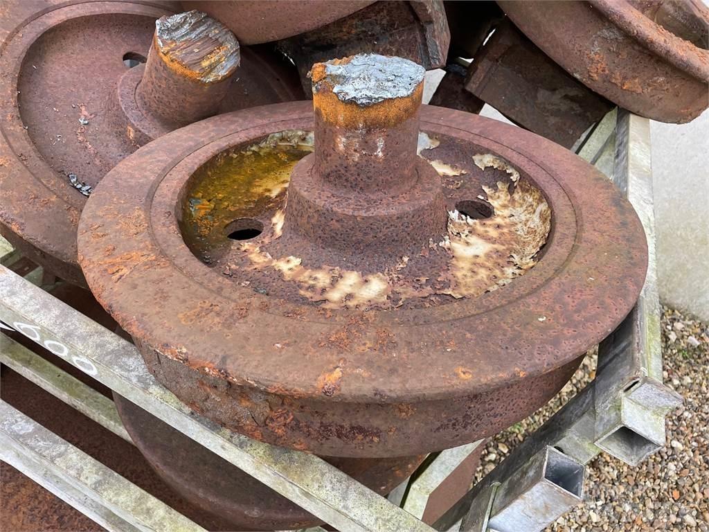  Skinnehjul, ø600 mm + flange Гуми