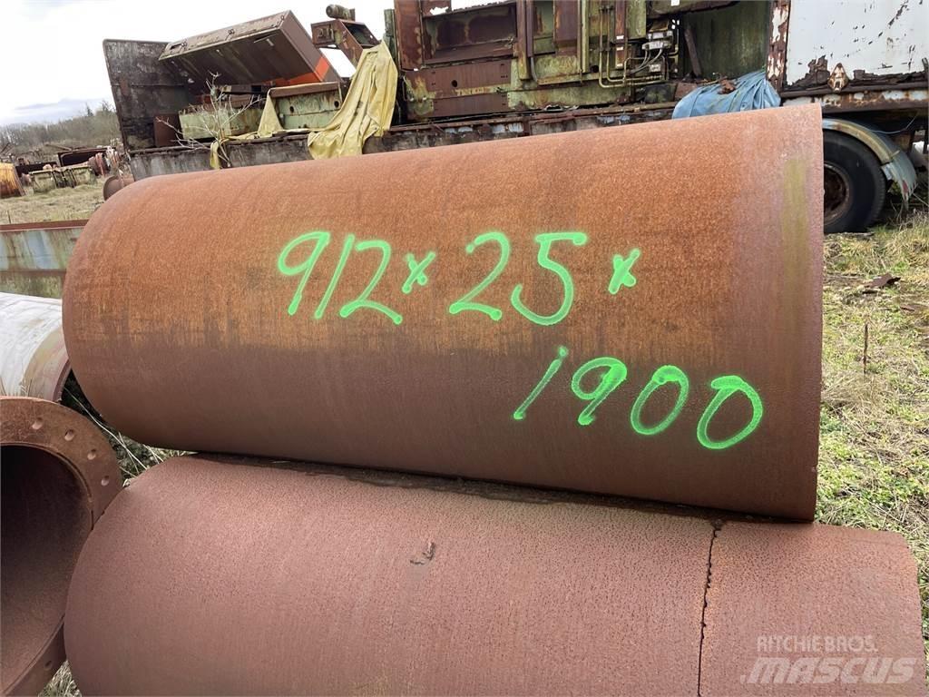  Stålrør ø912x25x1900 mm Оборудване за тръбопроводи