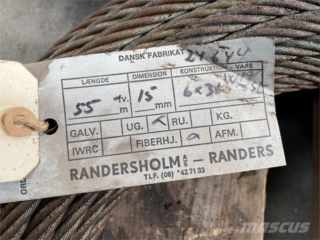 Stålwire Ø15 mm Части и оборудване за кранове
