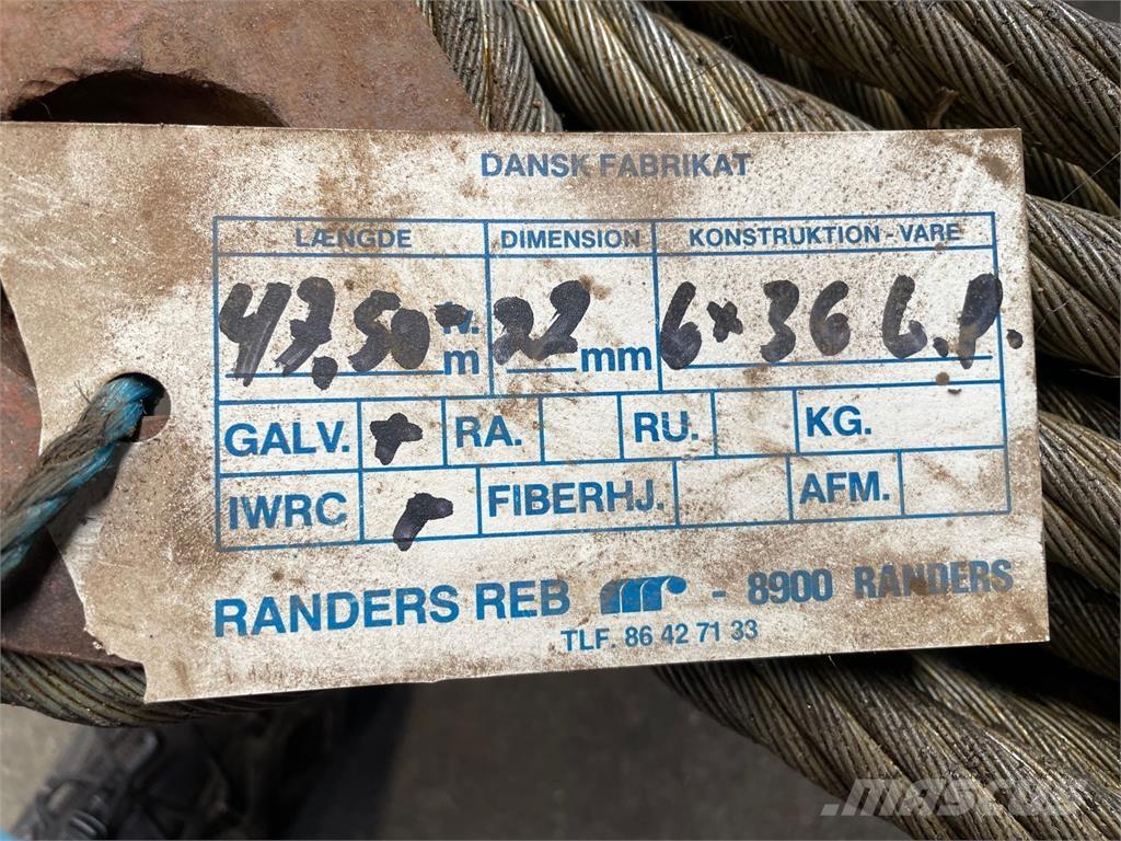  Stålwire Ø22 mm Части и оборудване за кранове
