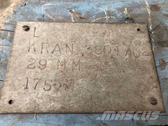  Stålwire Ø29 mm Части и оборудване за кранове
