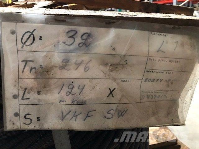  Stålwire Ø32 mm Части и оборудване за кранове
