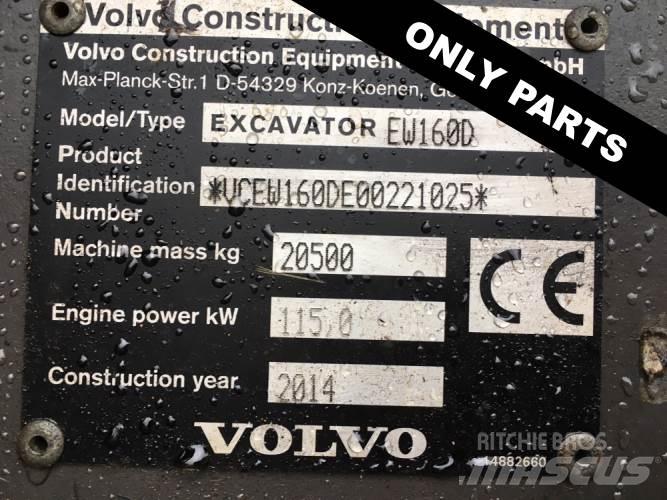 Volvo EW160D til ophug Верижен екскаватор