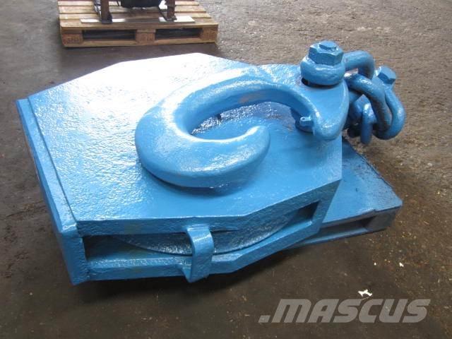  Wireblok - ca. 100 ton Части и оборудване за кранове
