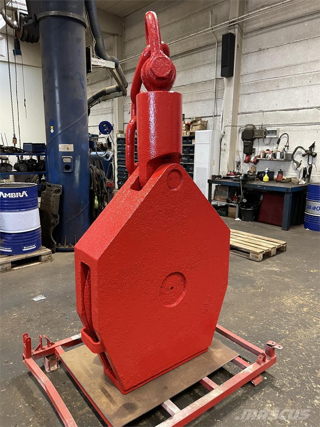  Wireblok - ca. 100 ton Части и оборудване за кранове
