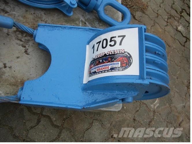  Wireblok med 4 wirehjul Части и оборудване за кранове
