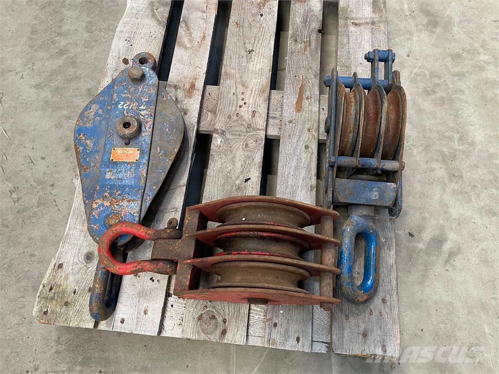  Wireblokke - 3 stk. Части и оборудване за кранове
