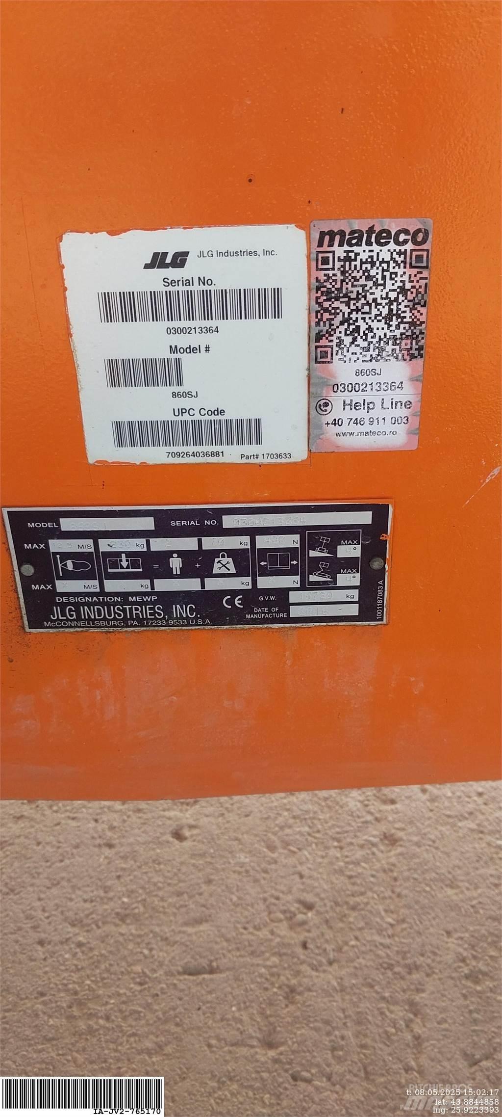 JLG 860SJ Съчленени стрелови подемници