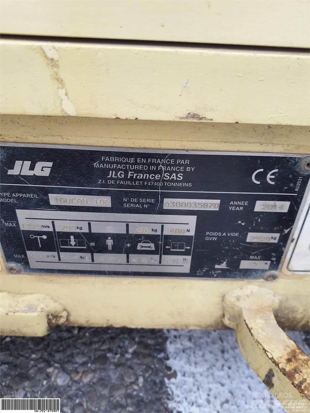 JLG Toucan 10E Вертикални мачтови повдигачи
