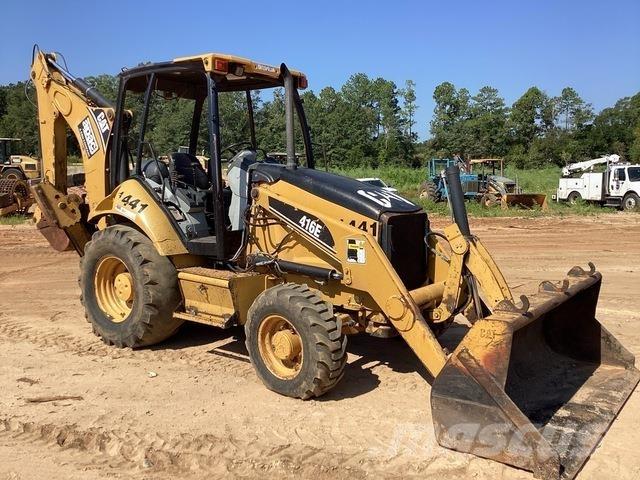 CAT 416E Товарач със заден ексватор